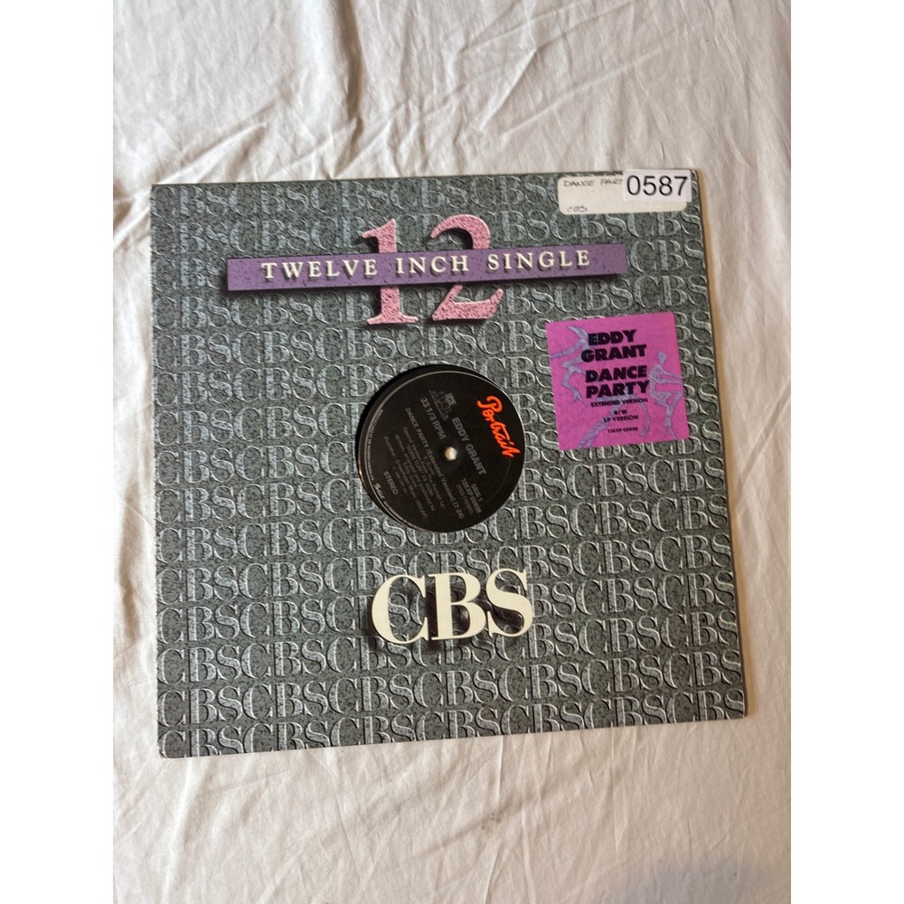 Eddy Grant Dance Party 12 Inch Vinyl Single 33 RPM Black‎ Good Extended Version